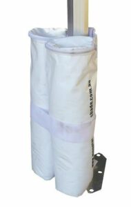 1 x Marquee Weights Sand Bag PVC Super Heavy Duty - Colour White Commercial Grade